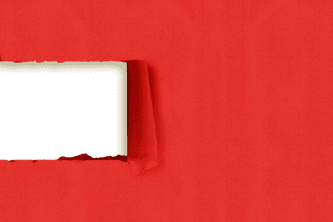 red card background with torn gap and transparent copy space - Download Free Stock Videos Pikwizard.com