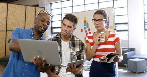 Collaborative Coworking Session with Diverse Team Using Technology