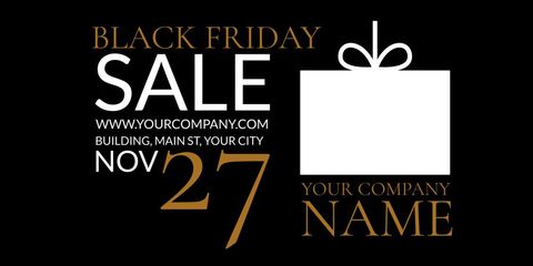 Elegant Black Friday Sale Advertisement with Luxurious Design - Download Free Stock Templates Pikwizard.com