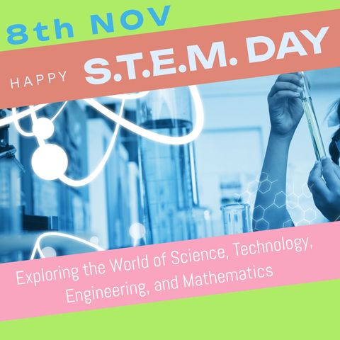 STEM Day Celebration with Scientific Exploration - Download Free Stock Templates Pikwizard.com