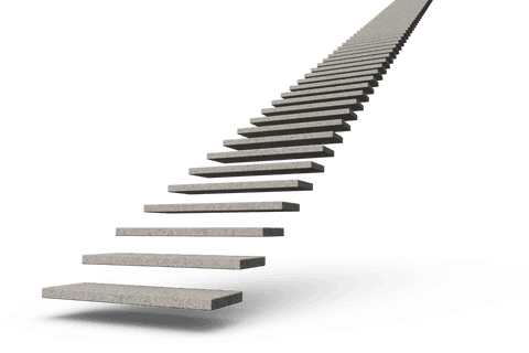transparent infinite concrete staircase rising to sky - Download Free Stock Videos Pikwizard.com