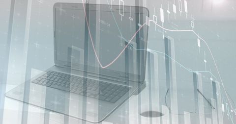 Stock Market Analysis on Laptop, Technology and Finance Concept - Download Free Stock Images Pikwizard.com