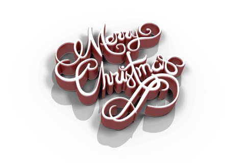 3D Transparent Merry Christmas Text on Black Background - Download Free Stock Videos Pikwizard.com