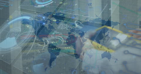 Global Data Processing in Digital Server Networking