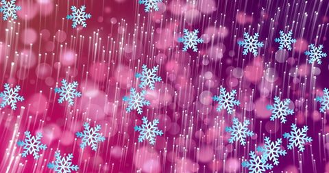 Sparkling Snowflakes on Vivid Winter Background - Download Free Stock Images Pikwizard.com