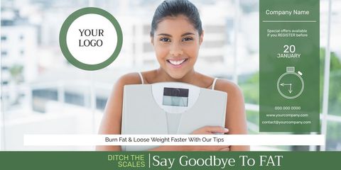 smiling woman holding scale promoting health and fitness - Download Free Stock Templates Pikwizard.com