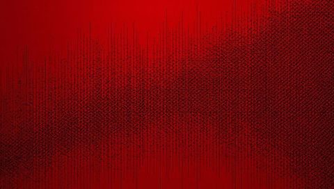 Deep red abstract texture displaying diagonal dot band with vertical lines