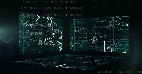 Digital Visualization of Mathematical Data and Formulas in Finance