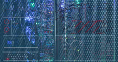 Digital Interface Animation with Data Processing on Servers