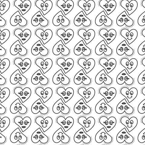 seamless black heart pattern transparent background for valentines - Download Free Stock Videos Pikwizard.com