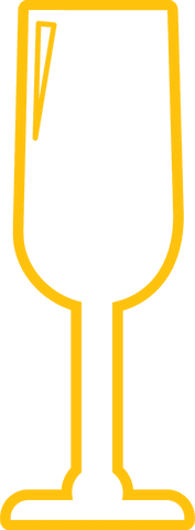 Yellow Wine Glass Outline on Transparent Background Illustration - Download Free Stock Videos Pikwizard.com