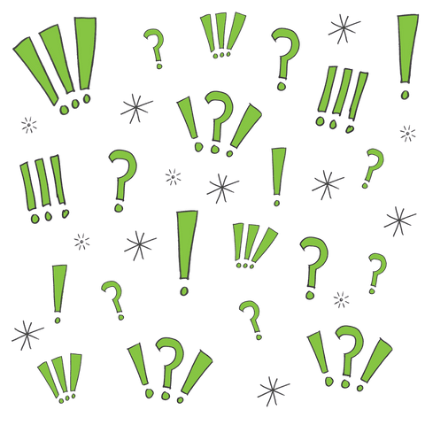 transparent seamless pattern with exclamation and question marks - Download Free Stock Videos Pikwizard.com