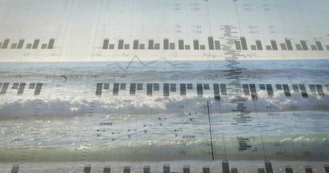 Merging Ocean Waves and Data Visualizations for Finance, Tech and Environmental Analytics