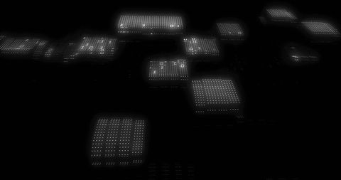 Digital Binary Data on Multiple Screens in Dark Interface - Download Free Stock Images Pikwizard.com