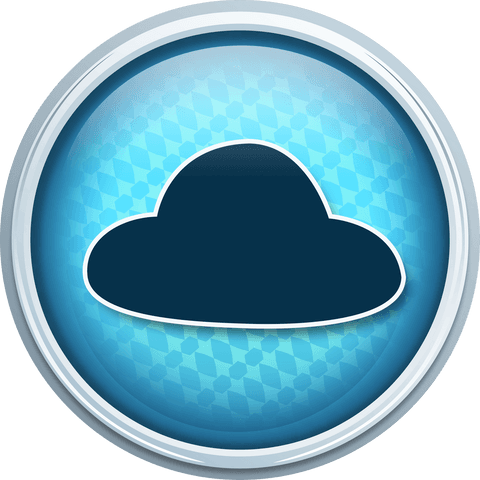 Transparent Cloud Computing Vector Logo on Geometric Gradient - Download Free Stock Videos Pikwizard.com