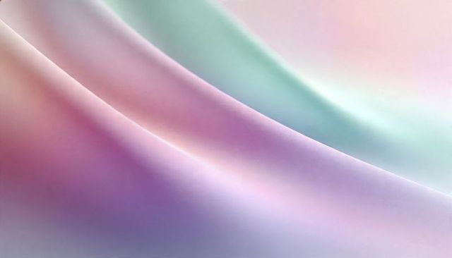 Flowing Pastel Silk Layers Creating Soft Diagonal Gradient Folds for Calm Modern Design