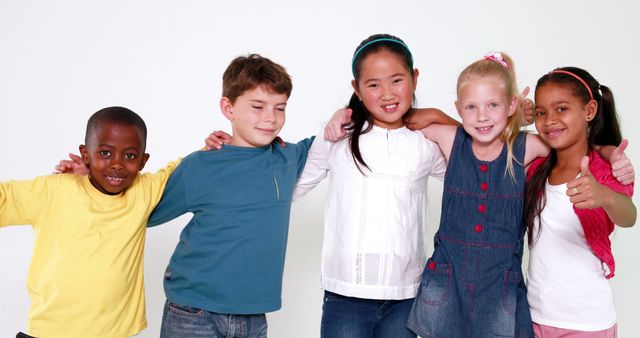 Diverse Group of Happy Children Smiling Together - Download Free Stock Images Pikwizard.com