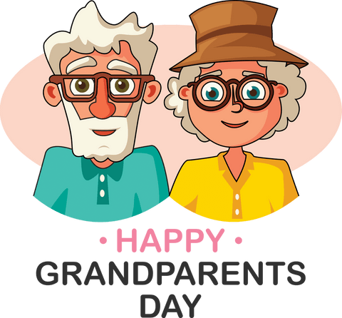 Digital Grandparents Day Celebration Design on Transparent Background - Download Free Stock Videos Pikwizard.com