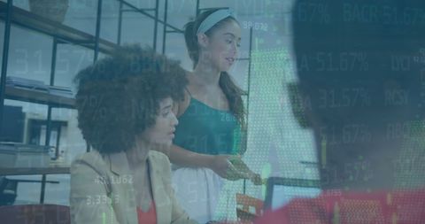 Multiracial Business Team Discussing Stock Market Strategies - Download Free Stock Images Pikwizard.com