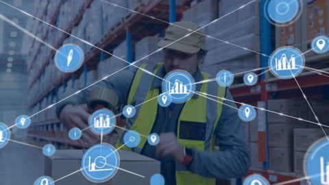 Warehouse Worker Encounters Network of Digital Connections