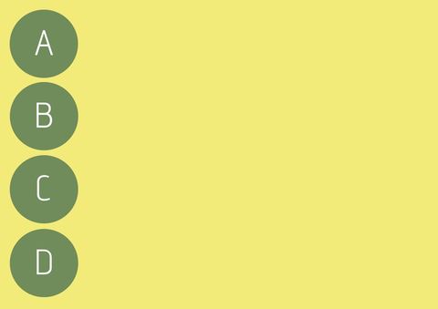 Alphabetized Bullet Points on Muted Yellow Background for Presentations - Download Free Stock Templates Pikwizard.com