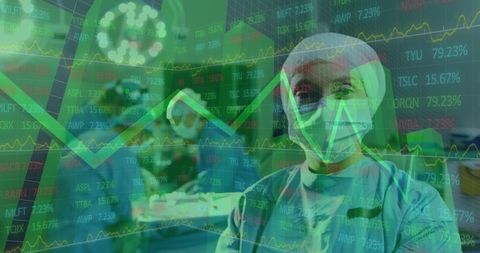 Medical Data Analysis Surgeons Using Technology in Operating Room - Download Free Stock Images Pikwizard.com
