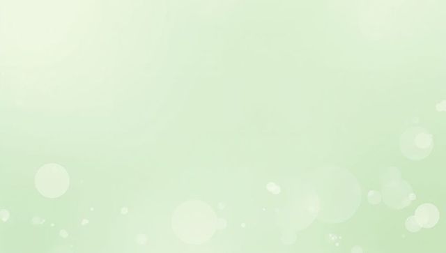 Minimalist mint green bokeh background with soft pastel orbs and gentle ambient glow