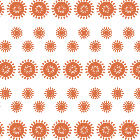 Abstract Orange Rosettes Pattern on Transparent Background - Download Free Stock Videos Pikwizard.com