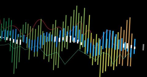Financial Data Processing Visualization with Colorful Bar Charts - Download Free Stock Images Pikwizard.com