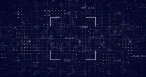 Digital Data Matrix with Scanning Interface Elements - Download Free Stock Images Pikwizard.com
