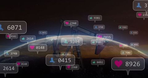 Digital analytics merge with oil industry and social media