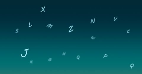 floating alphabets on gradient background symbolizing education - Download Free Stock Images Pikwizard.com