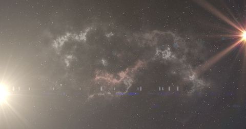 Cosmic Lights and Smoky Clouds in Mystical Space - Download Free Stock Images Pikwizard.com
