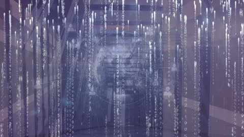 Futuristic Global Data Processing with High-Tech Servers