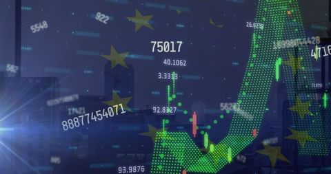 Digital Financial Growth with European Integration Theme - Download Free Stock Images Pikwizard.com