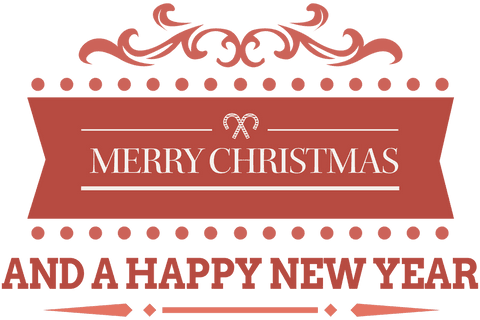 Festive Merry Christmas and New Year Text on Transparent Background - Download Free Stock Videos Pikwizard.com