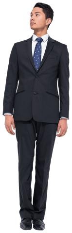 Business Professional in Suit on Transparent Background