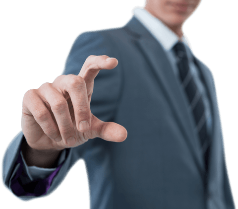 businessman hand close-up transparency focus - Download Free Stock Videos Pikwizard.com