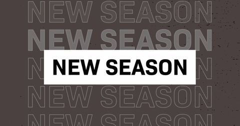 new season promotional banner with pulsating text effect - Download Free Stock Images Pikwizard.com