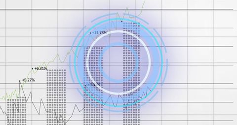 digital data visualization with circular interface elements - Download Free Stock Images Pikwizard.com