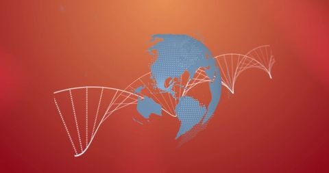 Global Connectivity and DNA Technology Concept - Download Free Stock Images Pikwizard.com