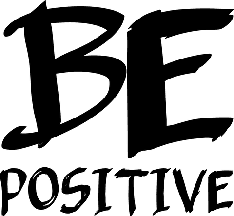 motivational be positive text on transparent background - Download Free Stock Videos Pikwizard.com