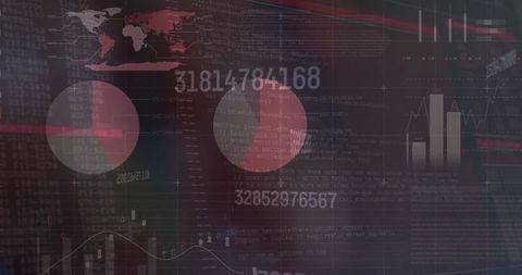 Financial Data Processing with Global Business Interface Graphs - Download Free Stock Images Pikwizard.com