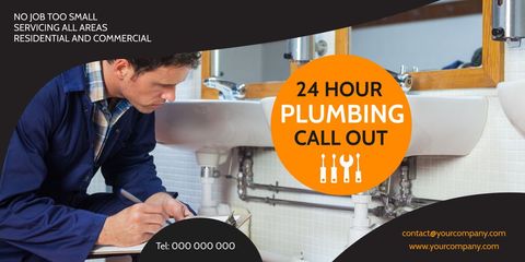 Professional Plumbing Services with Emergency Call Out Option - Download Free Stock Templates Pikwizard.com
