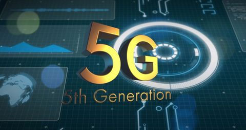 5G Technology Network Concept on Circuit Board Background - Download Free Stock Images Pikwizard.com