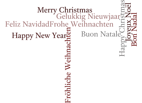 multilingual merry christmas text on transparent background - Download Free Stock Videos Pikwizard.com