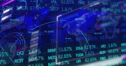 Futuristic Financial Market Data with Global Analytics Display - Download Free Stock Images Pikwizard.com