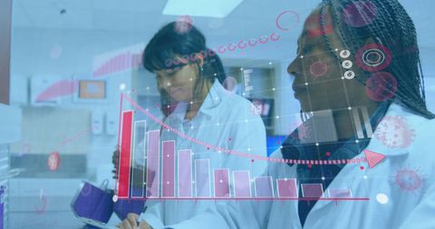 Women Scientists Analyzing Data in Laboratory Setting - Download Free Stock Images Pikwizard.com