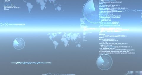 Digital Data Processing with Global Connections in Tech Background - Download Free Stock Images Pikwizard.com