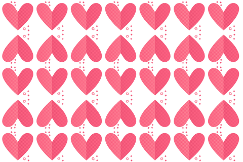 pink paper hearts with stars on transparent background - Download Free Stock Videos Pikwizard.com